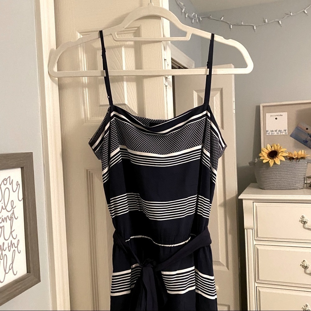 Gap Striped and Polka Dot Dress